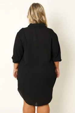 Niky Long Sleeve Mini Dress - Black -Dress Shop petal and pup usa dresses niky long sleeve mini dress black 33968176595121 1