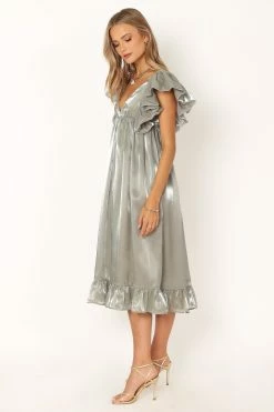 Oro Midi Dress - Olive -Dress Shop petal and pup usa dresses oro midi dress olive 33928698429617