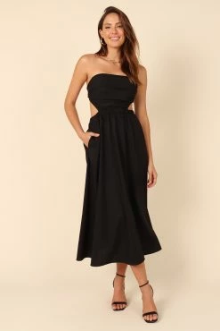 Pamela Dress - Black -Dress Shop petal and pup usa dresses pamela dress black 32146895634609