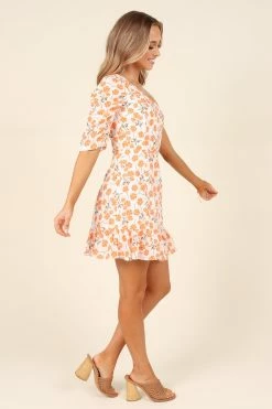 Paulina Dress - Orange -Dress Shop petal and pup usa dresses paulina dress orange 32020555825329