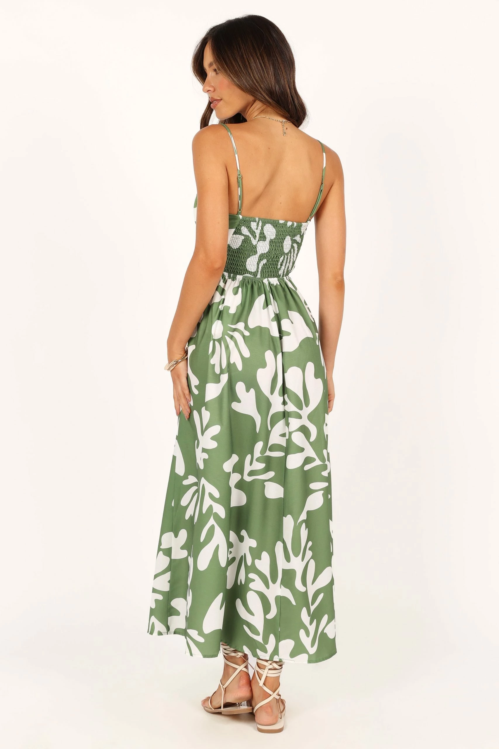 Payton Midi Dress - Khaki 9 Payton Midi Dress - Khaki - Image 9