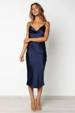 Persia Dress - Navy -Dress Shop petal and pup usa dresses persia dress navy 22728523612337