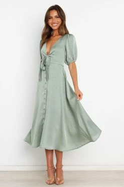 Piper Dress - Sage -Dress Shop petal and pup usa dresses piper dress sage 31664096411825