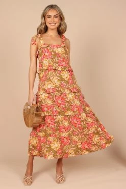 Pissaro Bow Sleeve Maxi Dress - Floral 10 Pissaro Bow Sleeve Maxi Dress - Floral -Dress Shop petal and pup usa dresses pissaro bow sleeve maxi dress floral 32265142567089