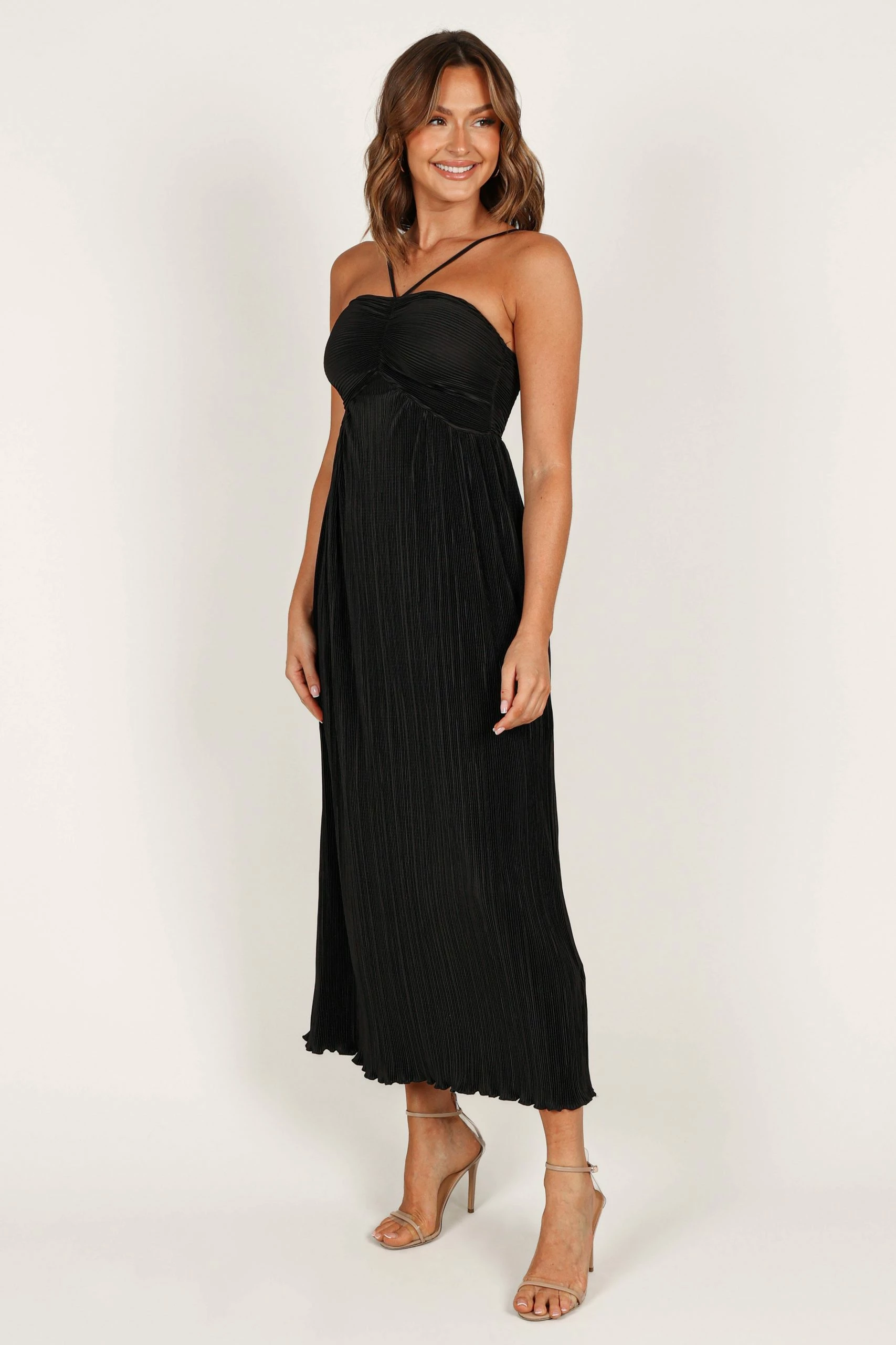 Polly Halterneck Maxi Dress - Black 5 Polly Halterneck Maxi Dress - Black - Image 5