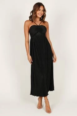 Polly Halterneck Maxi Dress - Black 17 Polly Halterneck Maxi Dress - Black -Dress Shop petal and pup usa dresses polly halterneck maxi dress black 33288962932913
