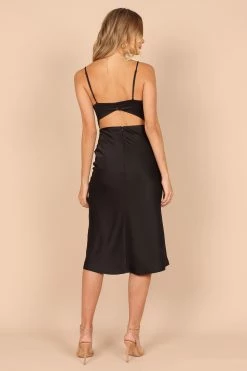 Poppy Cut Out Midi Dress - Black 8 Poppy Cut Out Midi Dress - Black -Dress Shop petal and pup usa dresses poppy cut out midi dress black 32390893437105