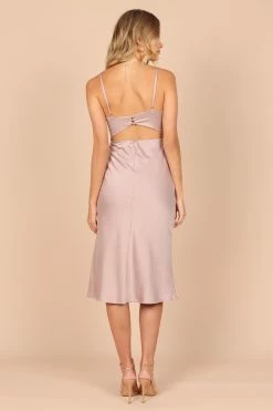 Poppy Cut Out Midi Dress - Lilac -Dress Shop petal and pup usa dresses poppy cut out midi dress lilac 32390894485681