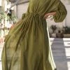 Ramona Long Sleeve Maxi Dress - Sage