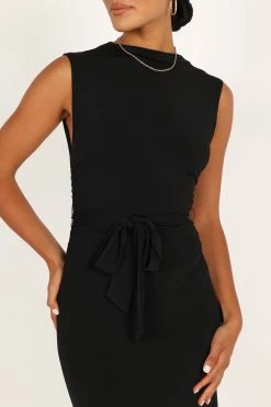 Reeves Midi Dress - Black -Dress Shop petal and pup usa dresses reeves midi dress black 33446667321521