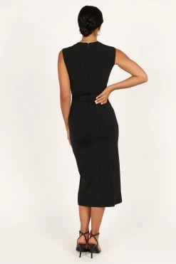 Reeves Midi Dress - Black -Dress Shop petal and pup usa dresses reeves midi dress black 33446667354289