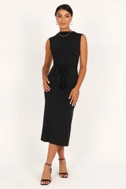 Reeves Midi Dress - Black -Dress Shop petal and pup usa dresses reeves midi dress black 33446667419825