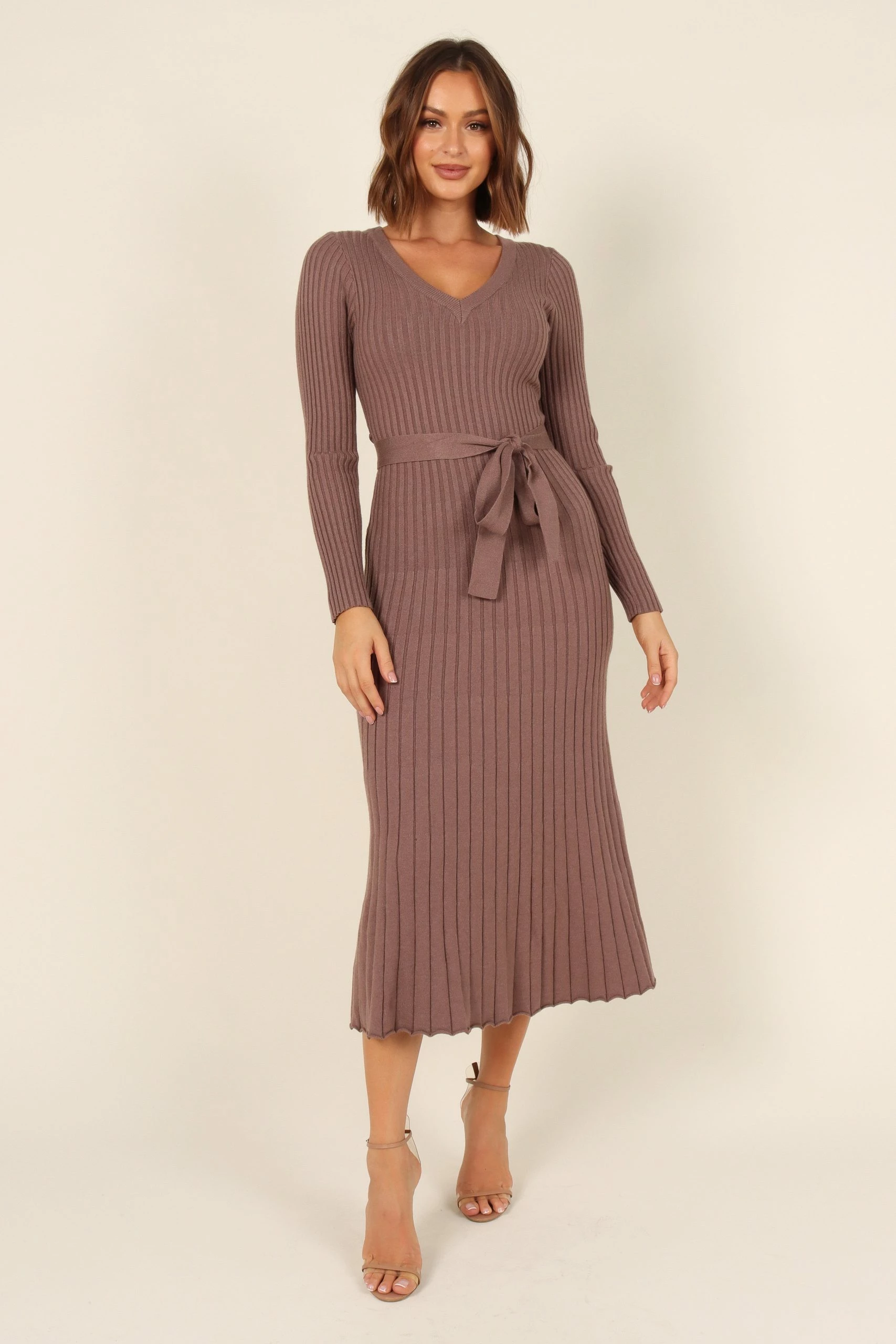 Reigan Dress - Beige 1 Reigan Dress - Beige