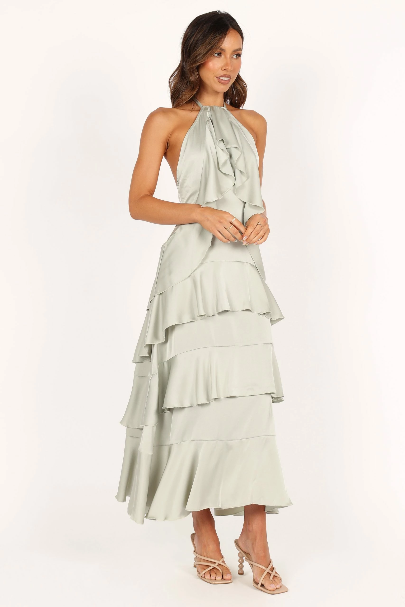 Rhean Maxi Dress - Sage 5 Rhean Maxi Dress - Sage - Image 5