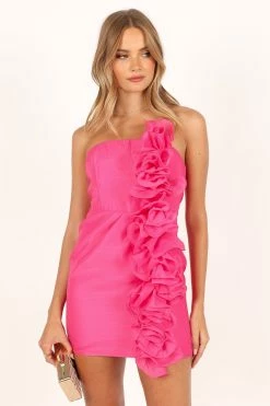 Rosa Strapless Mini Dress - Pink -Dress Shop petal and pup usa dresses rosa strapless mini dress pink 33712110141617