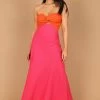 Rosetta Dress - Fuchsia/Orange