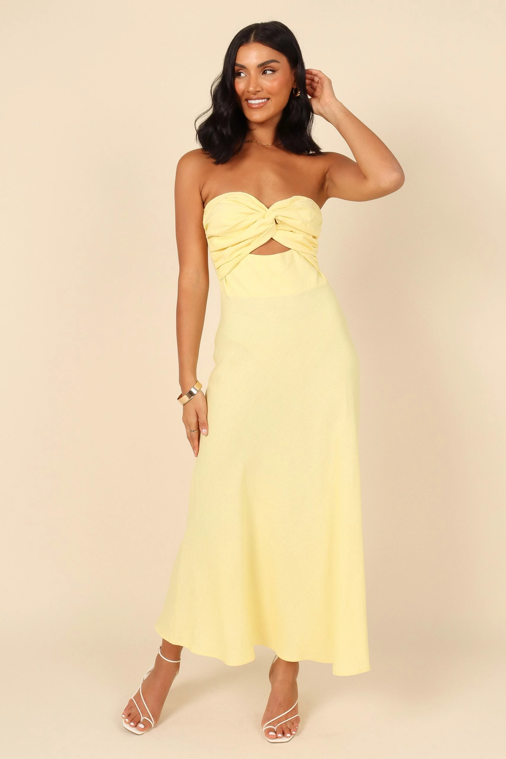 Rosetta Dress - Lemon 1 Rosetta Dress - Lemon
