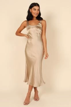 Sawyer Midi Dress - Gold
