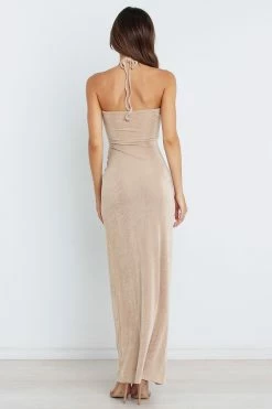 Scarlette Dress - Gold -Dress Shop petal and pup usa dresses scarlette dress gold 31816270151857