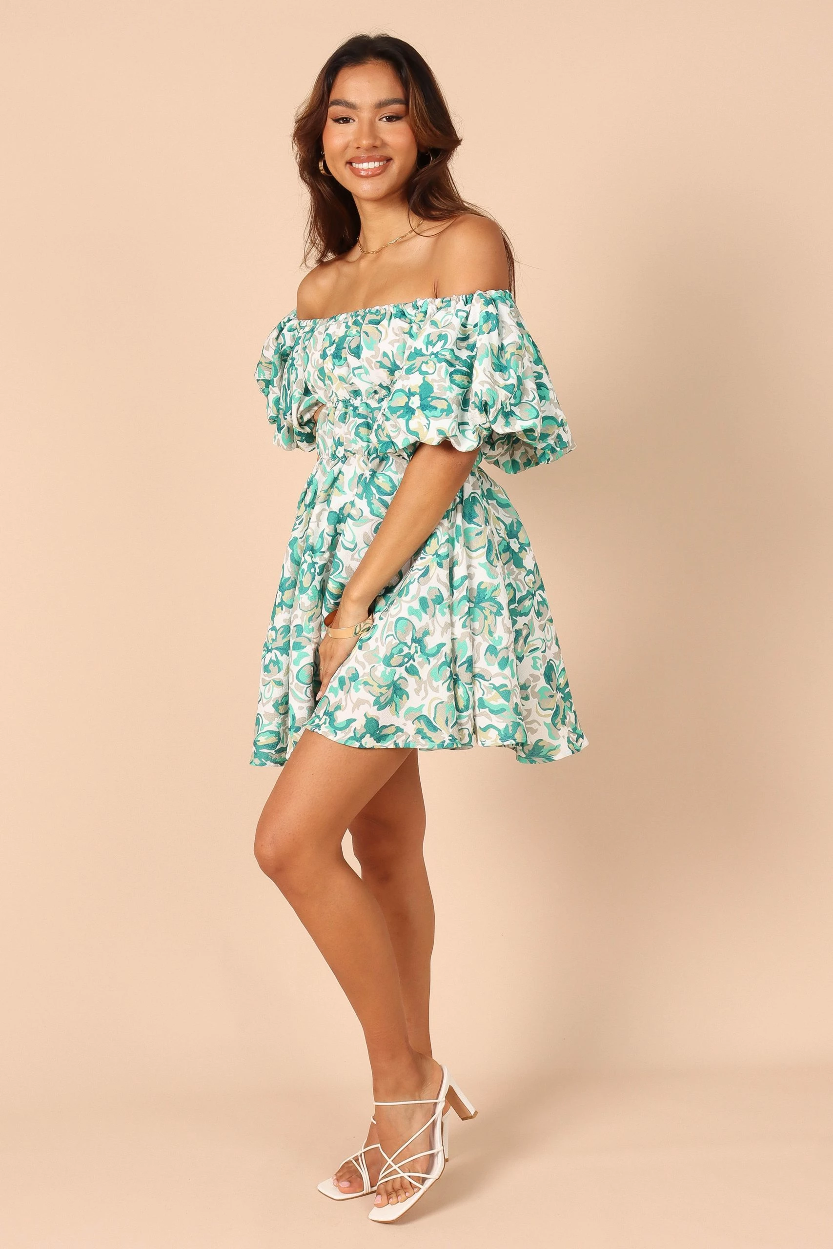 Shelly Dress - Blue Floral 5 Shelly Dress - Blue Floral - Image 5