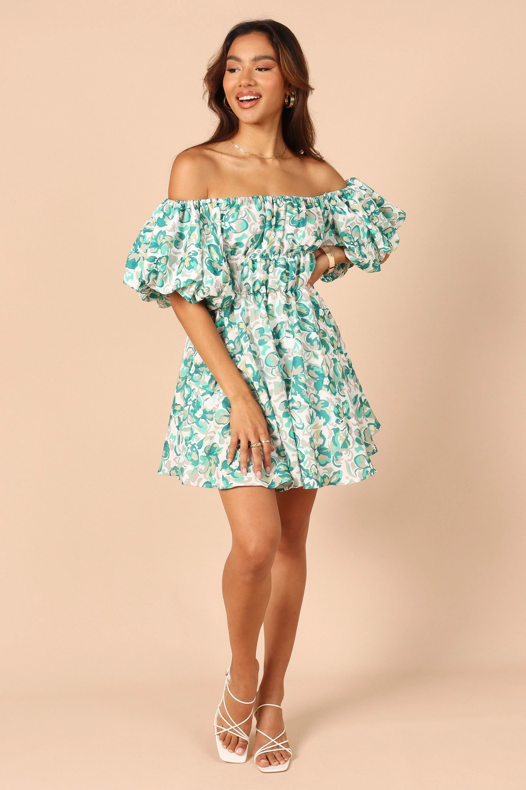 Shelly Dress - Blue Floral 3 Shelly Dress - Blue Floral - Image 3