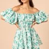 Shelly Dress - Blue Floral