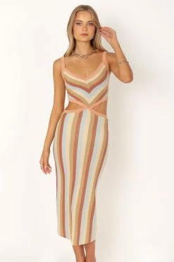 Sparrow Midi Dress - Multicoloured -Dress Shop petal and pup usa dresses sparrow midi dress multicoloured 33928715174065