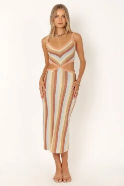 Sparrow Midi Dress - Multicoloured -Dress Shop petal and pup usa dresses sparrow midi dress multicoloured 33928715206833