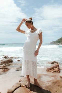 Sunny Midi Dress - White