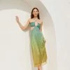 Tramonto Midi Dress - Multicolored