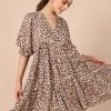Trishna Mini Dress - Animal Print