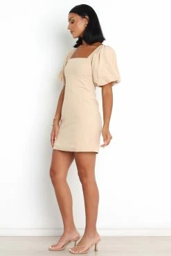 Tuscany Dress - Beige -Dress Shop petal and pup usa dresses tuscany dress beige 31829331476657