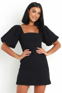 Tuscany Dress - Black -Dress Shop petal and pup usa dresses tuscany dress black 31864638963889