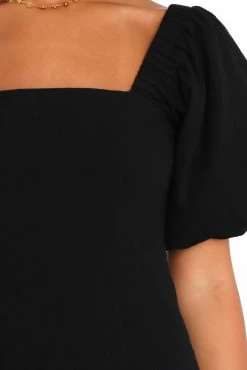 Tuscany Dress - Black -Dress Shop petal and pup usa dresses tuscany dress black 31864639226033