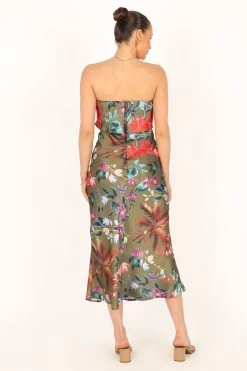 Vienna Strapless Midi Dress - Green Tropical 15 Vienna Strapless Midi Dress - Green Tropical -Dress Shop petal and pup usa dresses vienna strapless midi dress green tropical 33829500682417
