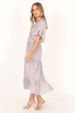 Willow Midi Dress - Cloud -Dress Shop petal and pup usa dresses willow midi dress cloud 33836351258801