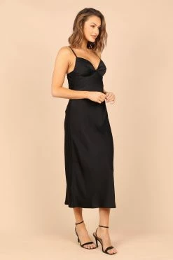 Yorelle Midi Dress - Black -Dress Shop petal and pup usa dresses yorelle midi dress black 32455813464241