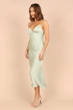 Yorelle Midi Dress - Sage -Dress Shop petal and pup usa dresses yorelle midi dress sage 32465623023793
