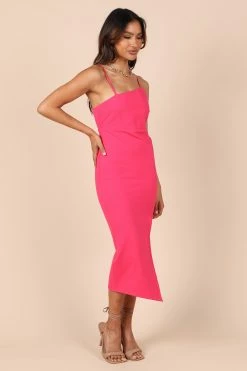 Zahra Dress - Hot Pink -Dress Shop petal and pup usa dresses zahra dress hot pink 32257849196721