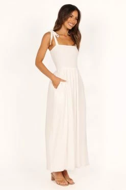 Miles Wide Leg Jumpsuit - White -Dress Shop petal and pup usa jumpsuits miles wide leg jumpsuit white 33453831389361