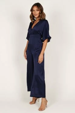 Rosalyn Jumpsuit - Navy -Dress Shop petal and pup usa jumpsuits rosalyn jumpsuit navy 33351130480817