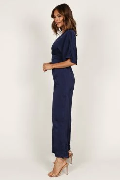 Rosalyn Jumpsuit - Navy -Dress Shop petal and pup usa jumpsuits rosalyn jumpsuit navy 33351130513585