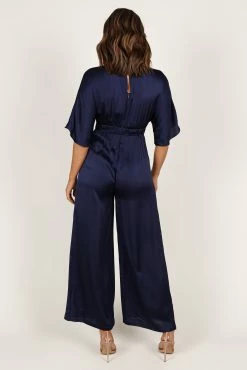 Rosalyn Jumpsuit - Navy -Dress Shop petal and pup usa jumpsuits rosalyn jumpsuit navy 33351130546353