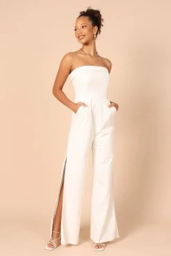 Tahari Jumpsuit - White -Dress Shop petal and pup usa jumpsuits tahari jumpsuit white 32246180249777 1