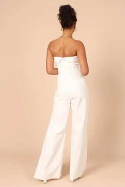 Tahari Jumpsuit - White -Dress Shop petal and pup usa jumpsuits tahari jumpsuit white 32246180282545 1