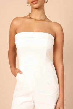 Tahari Jumpsuit - White -Dress Shop petal and pup usa jumpsuits tahari jumpsuit white 32246180315313 1