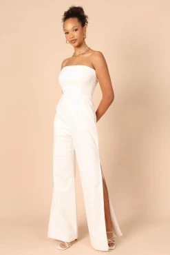 Tahari Jumpsuit - White -Dress Shop petal and pup usa jumpsuits tahari jumpsuit white 32246180413617 1