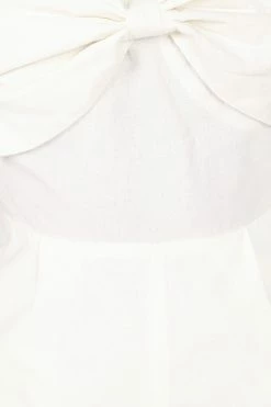 Bambi Bow Romper - White -Dress Shop petal and pup usa rompers bambi bow romper white 33769161162929