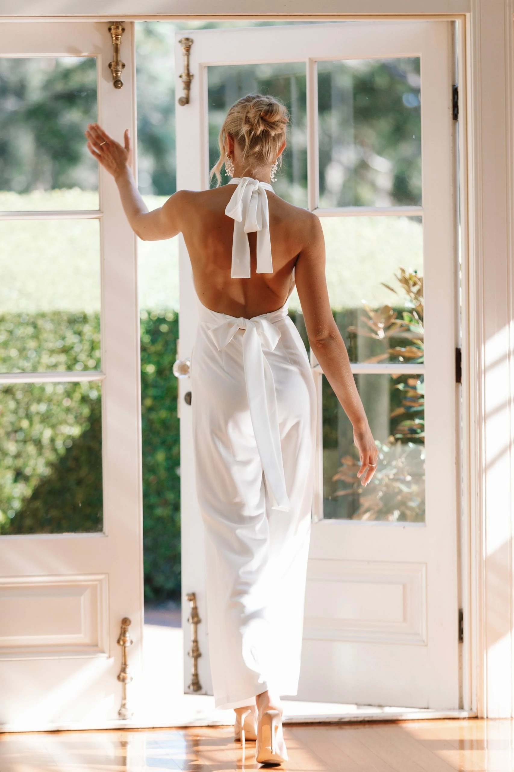 Clara Bow Jumpsuit - White 3 Clara Bow Jumpsuit - White - Image 3