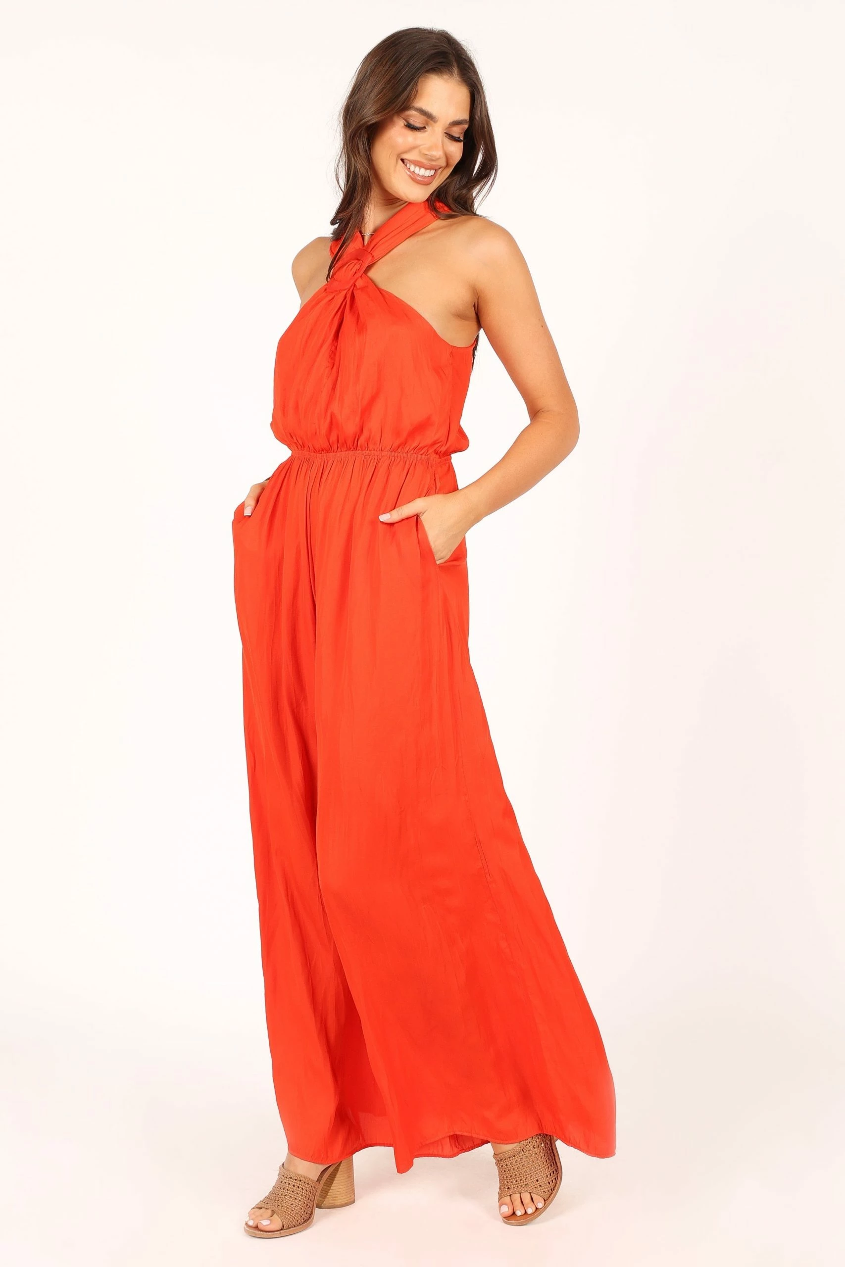Dylan Wide Leg Jumpsuit - Red 5 Dylan Wide Leg Jumpsuit - Red - Image 5